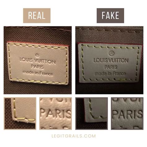 fake louis vuitton vs real|authentic louis vuitton label.